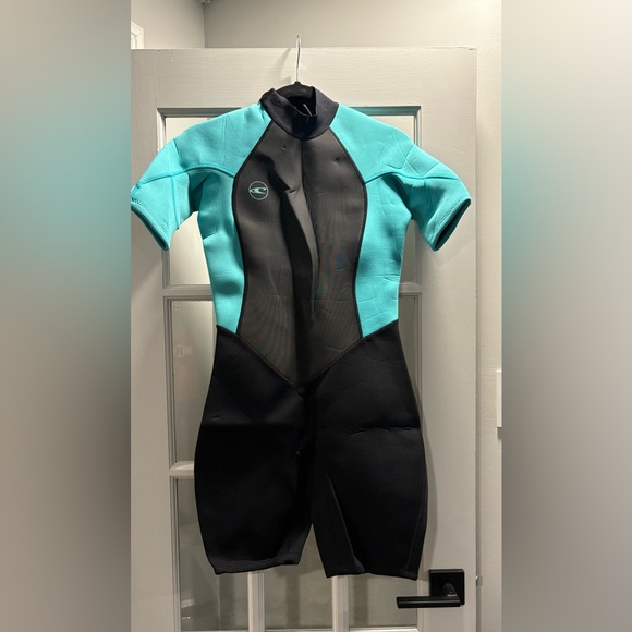 O'NEILL WOMEN'S REACTOR-2 2MM BACK ZIP S/S SPRING (size 10) Wetsuit - Picture 3 of 7